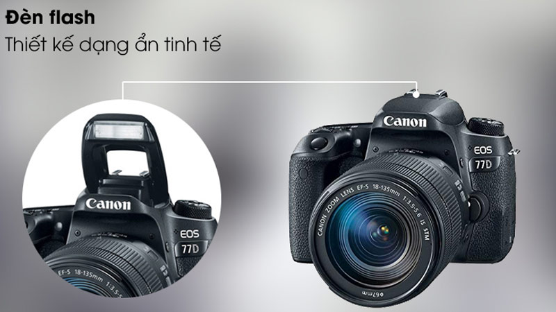 Máy ảnh Canon EOS 77D 18-135 IS STM