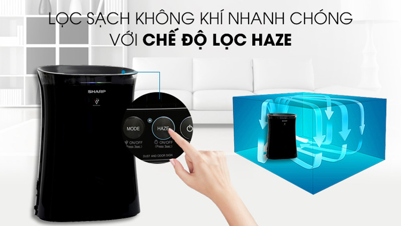 Máy lọc không khí Sharp FP-GM50E-B