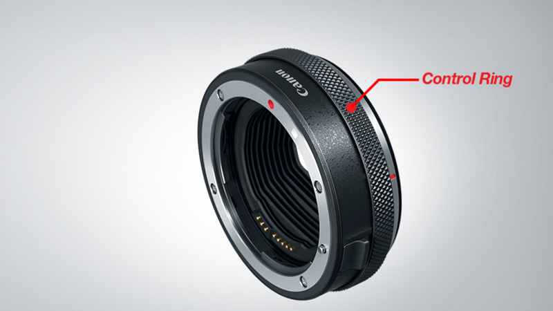 Ngàm ống kính máy ảnh Canon Control Ring Adapter EF- EOS R