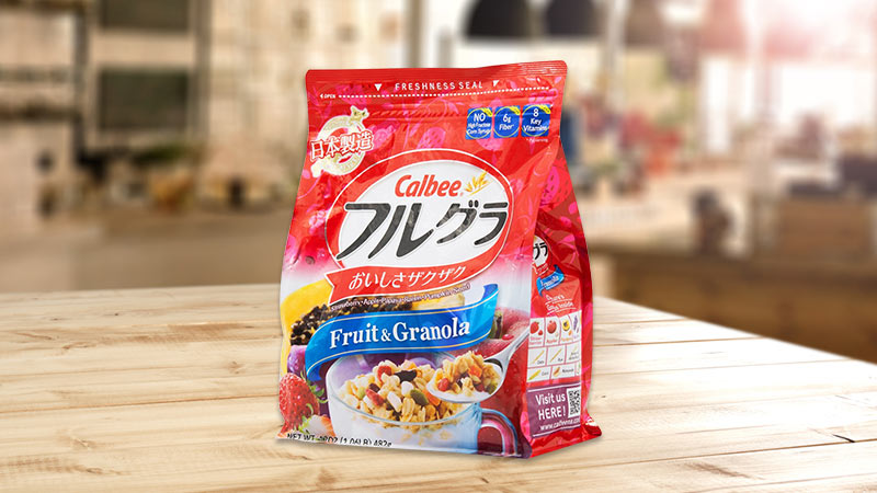 Ngũ cốc trái cây Calbee Nhật Bản 482g