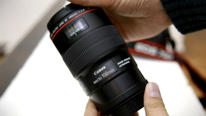 Ống kính máy ảnh Canon EF100/2.8L Macro IS USM