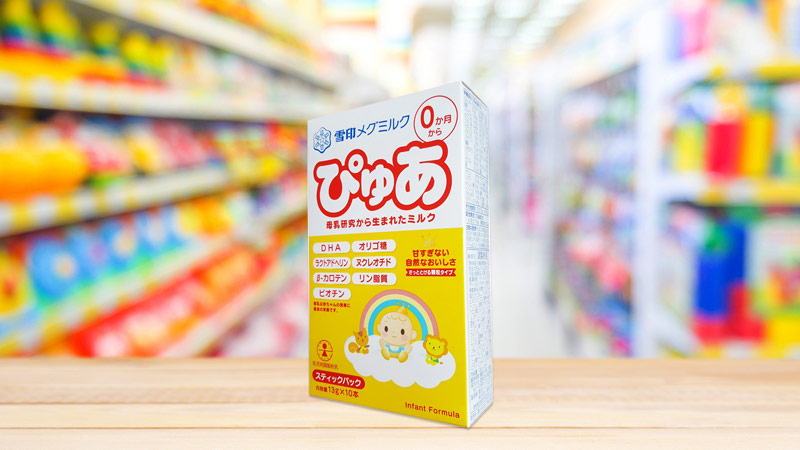 Sữa bột Snowbaby số 0 Nhật Bản Megmilk Brand Pure 10 gói (Cho trẻ từ 0-9 tháng)