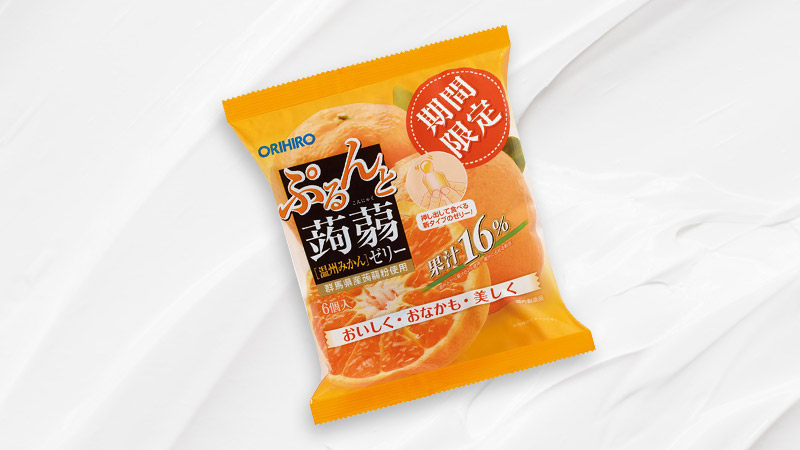 Thạch rau câu vị cam Orihiro Jelly Orange 6 cái