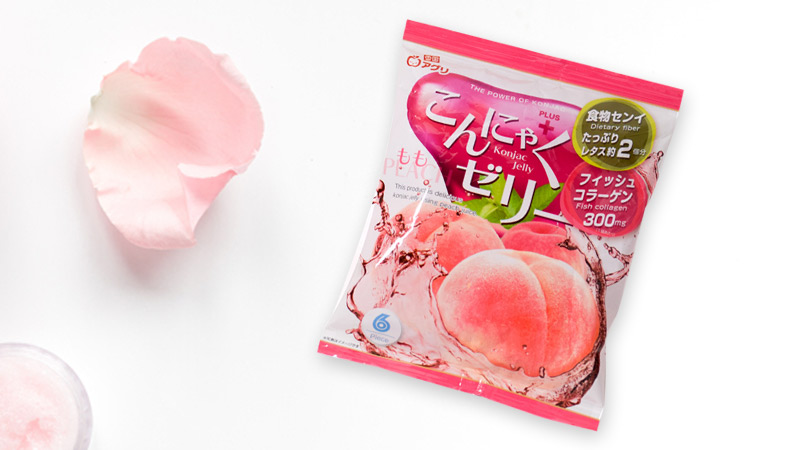 Thạch rau câu vị đào Konjak Jelly Peach 108g