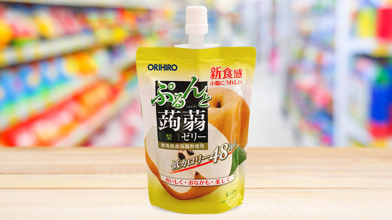 Thạch rau câu vị lê Orihiro Jelly Pear (Dạng túi)