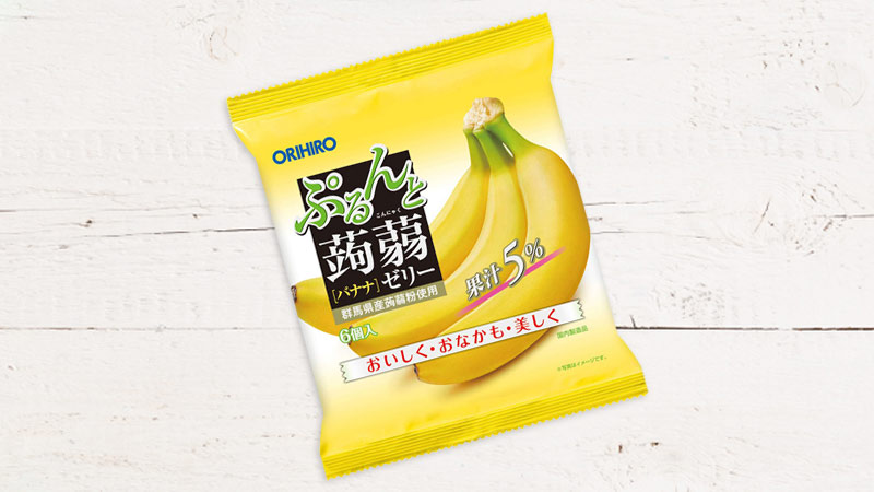 Thạch vị chuối Orihiro Jelly Banana 6 cái'