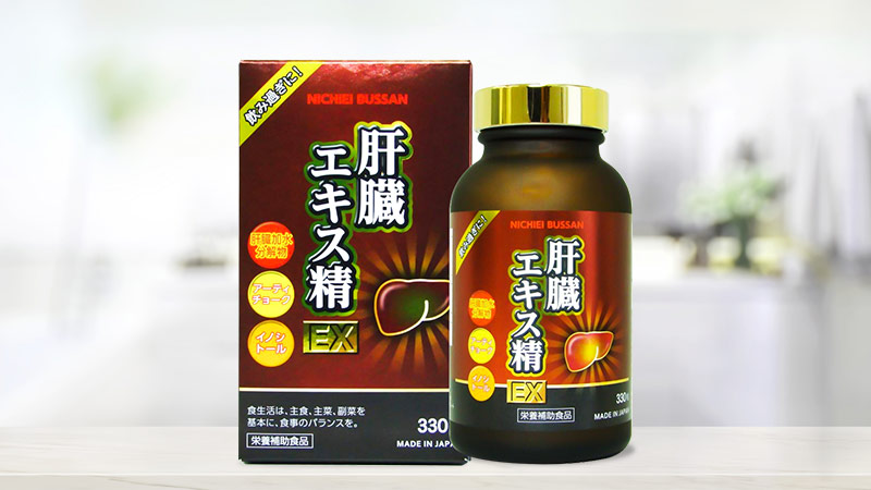 Nichiei Bussan Liver Extract Sperm EX 330 tablets to support liver detoxification