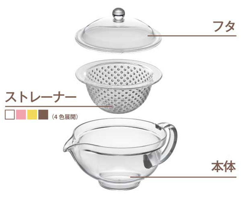 Ấm pha trà nhựa Akebono Nhật Bản