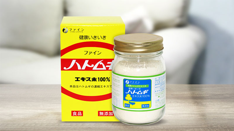 Bột uống đẹp da chiết xuất từ Hatomugi Fine Japan