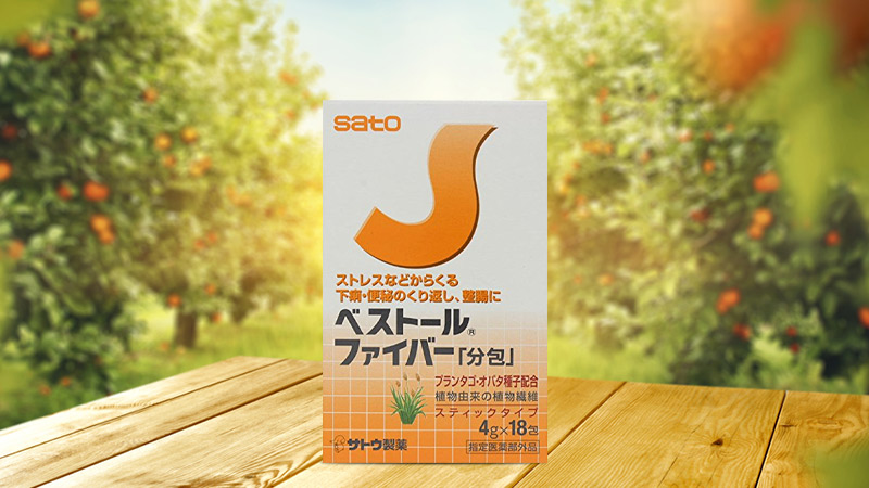 Bột uống nhuận tràng Sato Bestall Fiber 18 gói