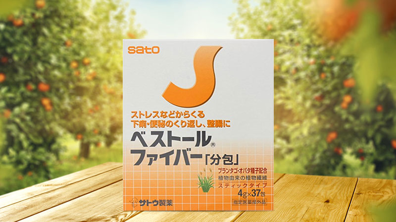 Bột uống nhuận tràng Sato Bestall Fiber 37 gói