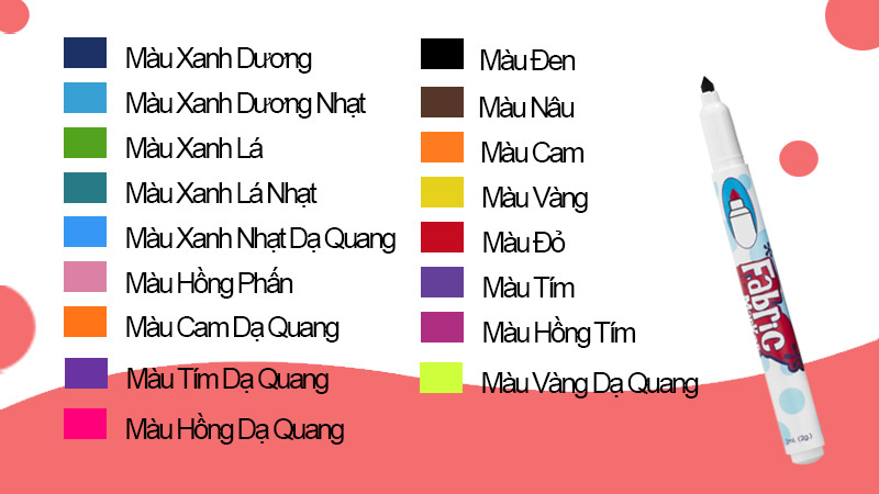 Combo 3 bút vẽ vải Marvy Uchida Fabric Marker 560