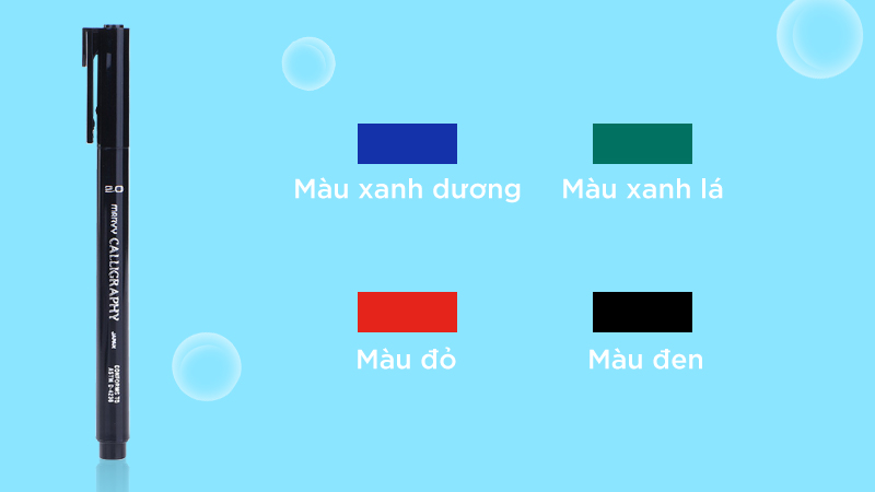 Combo 3 bút viết thư pháp Marvy Uchida Calligraphy 6020