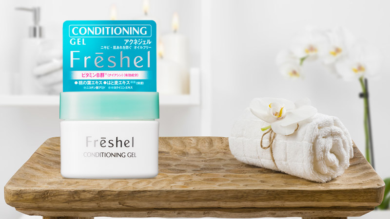 Gel dưỡng da kiểm soát dầu Kanebo Freshel Conditioning 35g