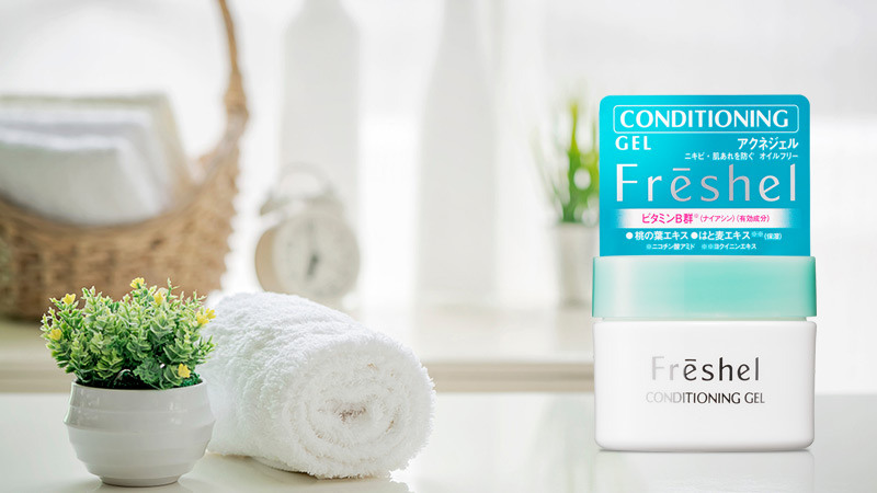 Gel dưỡng da kiểm soát dầu Kanebo Freshel Conditioning 35g