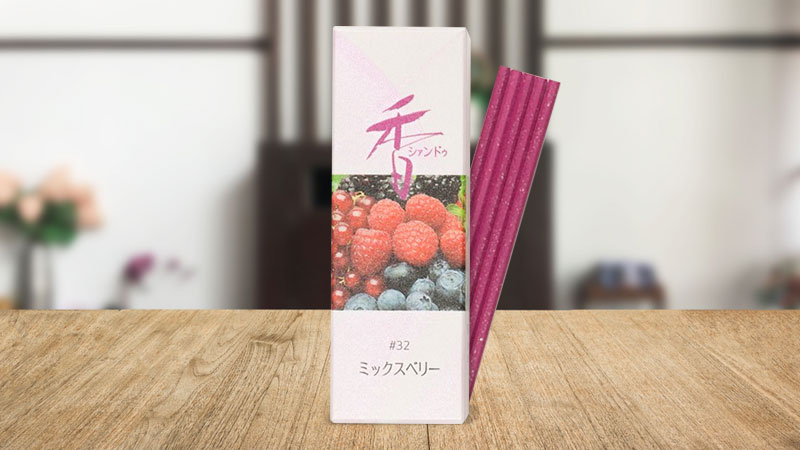 Hương Shoyeido Xiang Do Mixed Berry 20 que (Hương dâu)