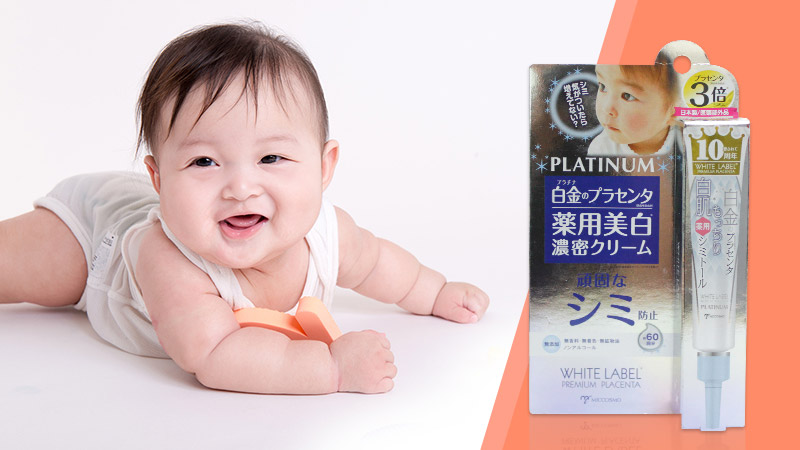 Kem dưỡng trắng giảm thâm nám White Label Platinum Placenta Whitening 20g