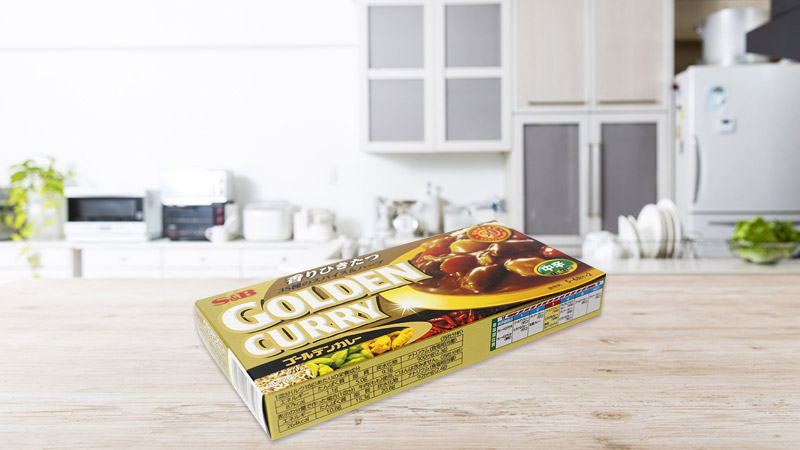 Viên nấu cà ri S&B Golden Curry 198g (Vị cay vừa)