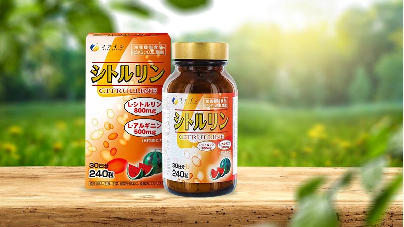 Viên uống bổ sung Acid Amin chiết xuất từ dưa hấu Fine Japan