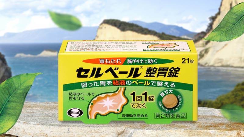 Viên uống hỗ trợ dạ dày Eisai Sebuberu 21 viên