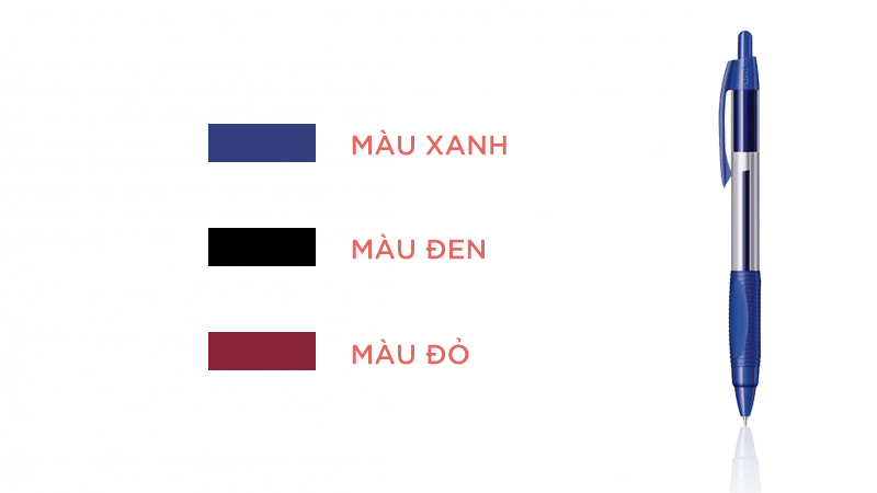 Combo 3 bút bi bấm Uni Click-BP XSB-R7 0.7mm