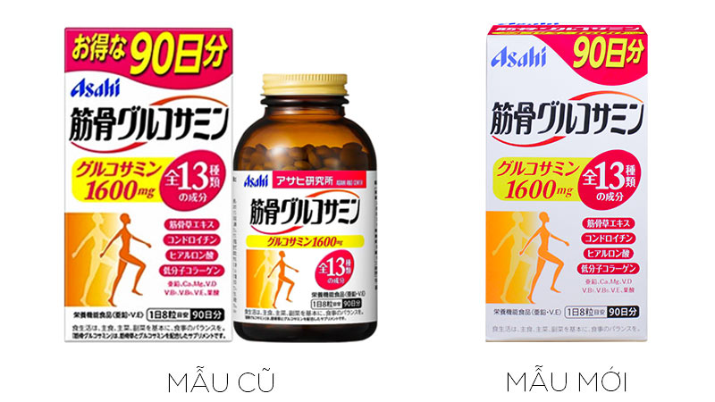 Viên uống bổ xương khớp Glucosamine Chondroitin Asahi 720 viên