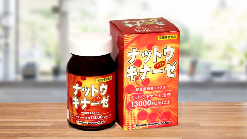 Viên uống hỗ trợ điều trị tai biến Minami Healthy Foods Nattokinase Soft 13000FU 90 viên