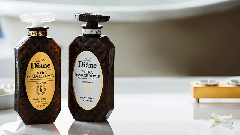 Bộ dầu gội và dầu xả phục hồi tóc hư tổn Moist Diane Extra Damage Repair 450ml