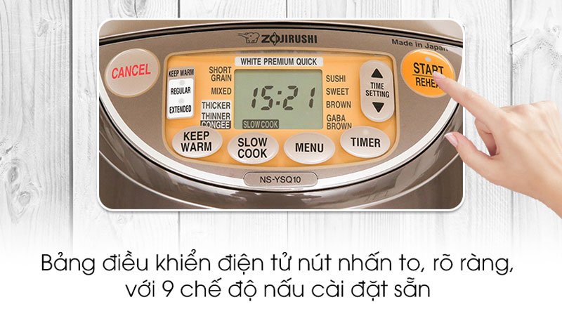 Nồi cơm điện tử Zojirushi NS-YSQ10-XJ 1L 