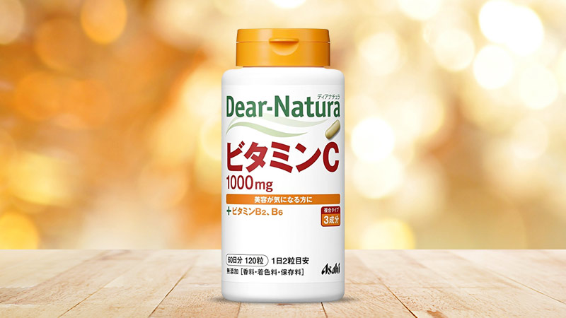 Viên uống bổ sung Vitamin C Asahi Dear Natura 120 viên