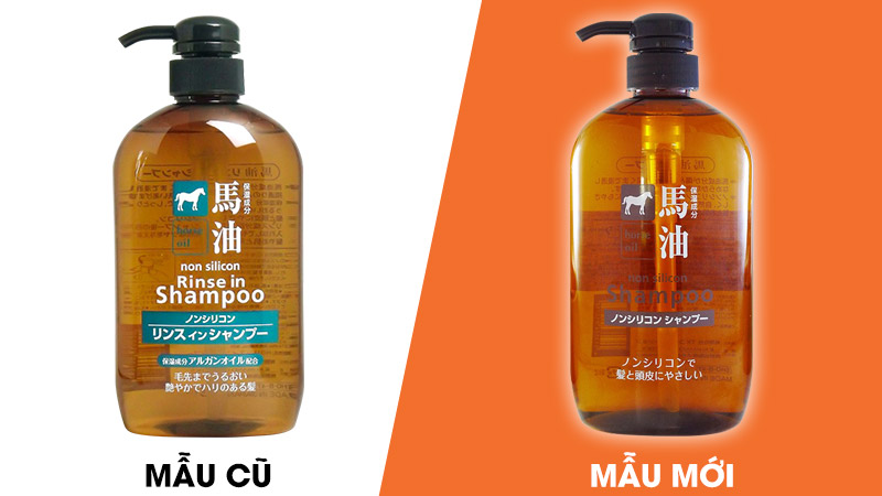 Dầu gội 2 trong 1 chiết xuất từ dầu ngựa Kumano Horse Oil 600ml