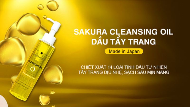 Dầu tẩy trang Sakura Cleansing Oil 150ml