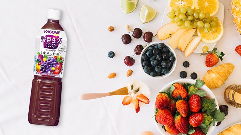 Nước ép rau củ quả nguyên chất Kagome Berry Salad 720ml