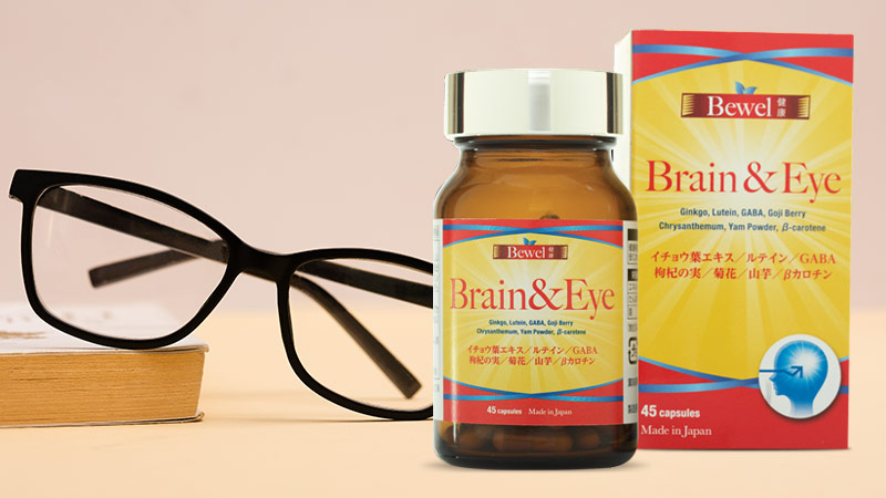 Waki Bewel Brain & Eye brain and eye-boosting pills 45 pills