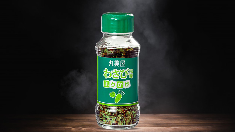 Gia vị rắc cơm vị mù tạt Wasabi Marumiya 100g