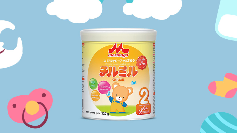 Sữa Morinaga Chilmil số 2 Nhật Bản 320g (Cho bé 6 - 36 tháng)