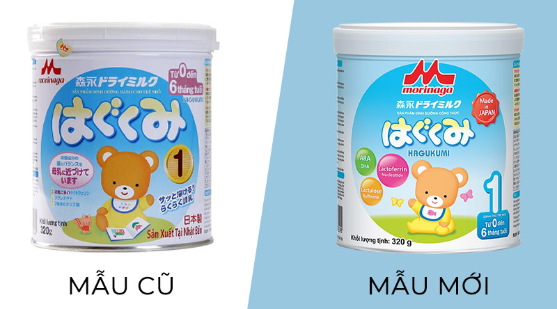 Sữa Morinaga Hagukumi số 1 Nhật Bản 320g (Cho bé 0 - 6 tháng)