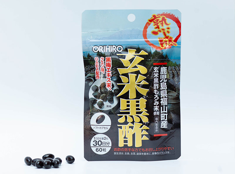 Viên uống giấm gạo đen giảm cân, hỗ trợ tim mạch Orihiro 60 viên 