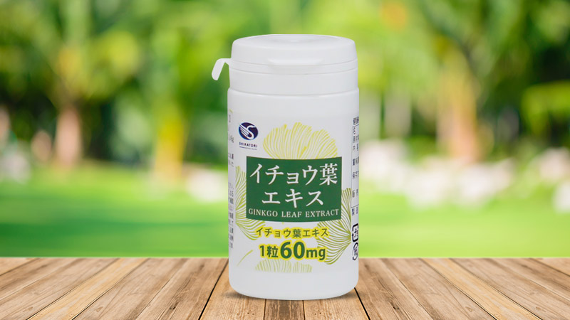 Viên uống hỗ trợ bổ não chiết xuất lá bạch quả Shiratori Ginkgo Biloba Extract 60 viên