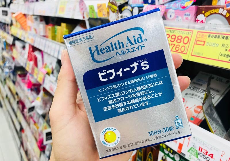 Bột men vi sinh sống HealthAid Bifina S 30 gói