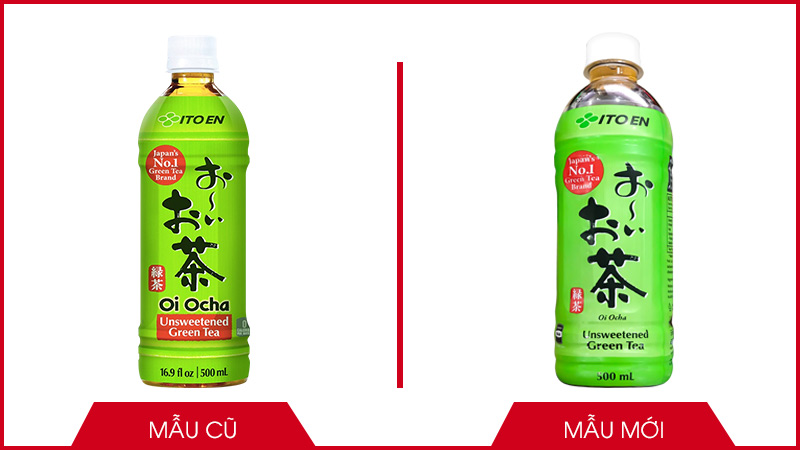 Combo 5 chai trà xanh Itoen Oi Ocha Green Tea 500ml