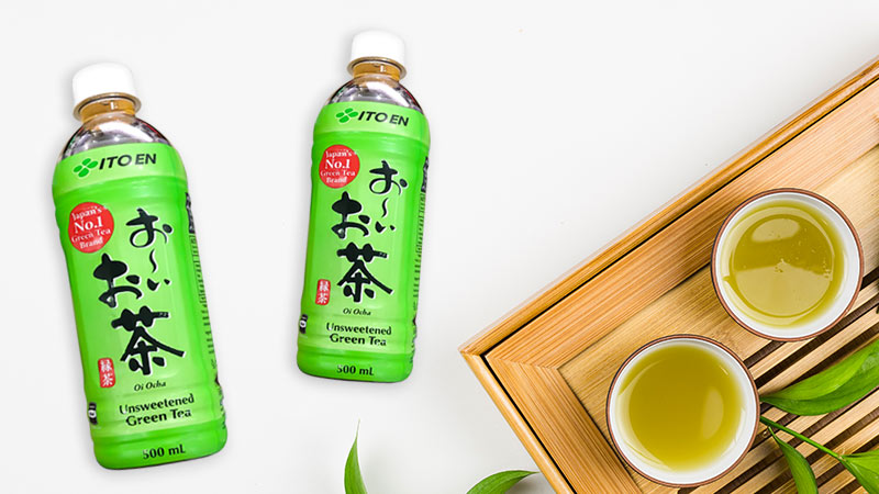 Combo 5 chai trà xanh Itoen Oi Ocha Green Tea 500ml