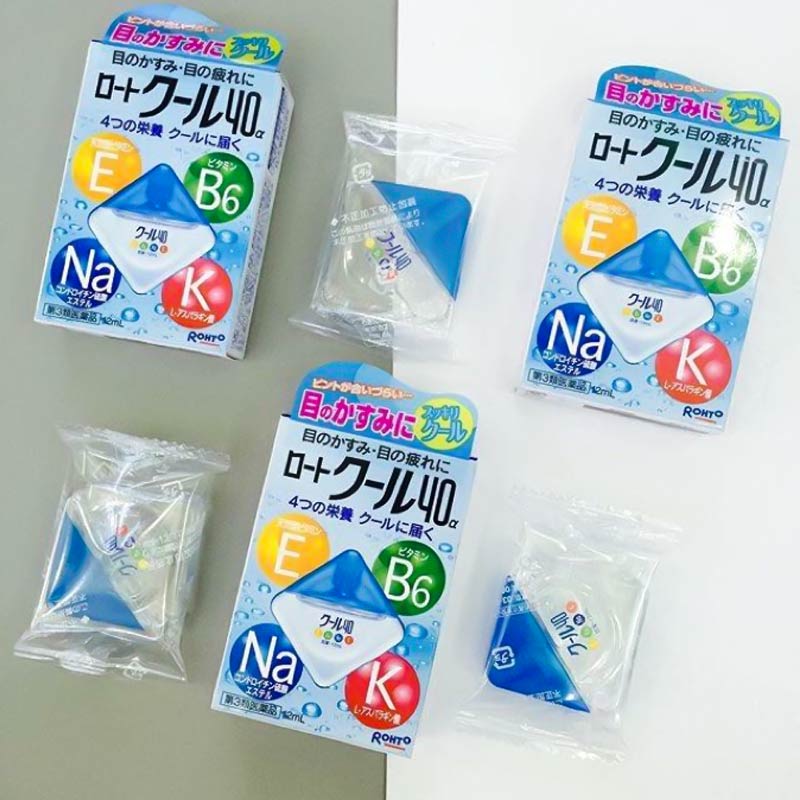 Nước nhỏ mắt Rohto Vitamin RotoCool 40 α Nhật Bản 12ml