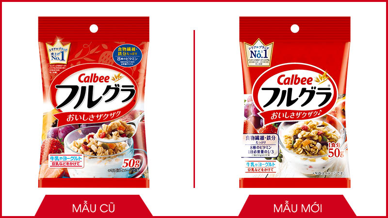 Ngũ cốc trái cây Calbee Nhật Bản 50g
