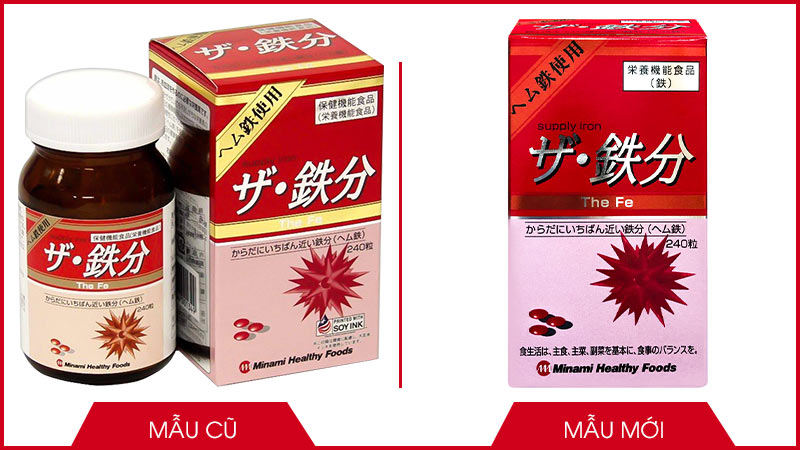 Viên uống bổ sung chất Sắt Minami Healthy Foods 240 viên