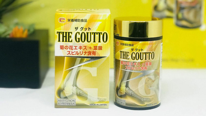 Viên uống hỗ trợ điều trị Gout Ribeto Shoji The Goutto 240 viên