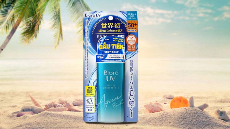 Gel chống nắng màng nước Bioré UV Aqua Rich Watery SPF 50+ PA++++ 90ml
