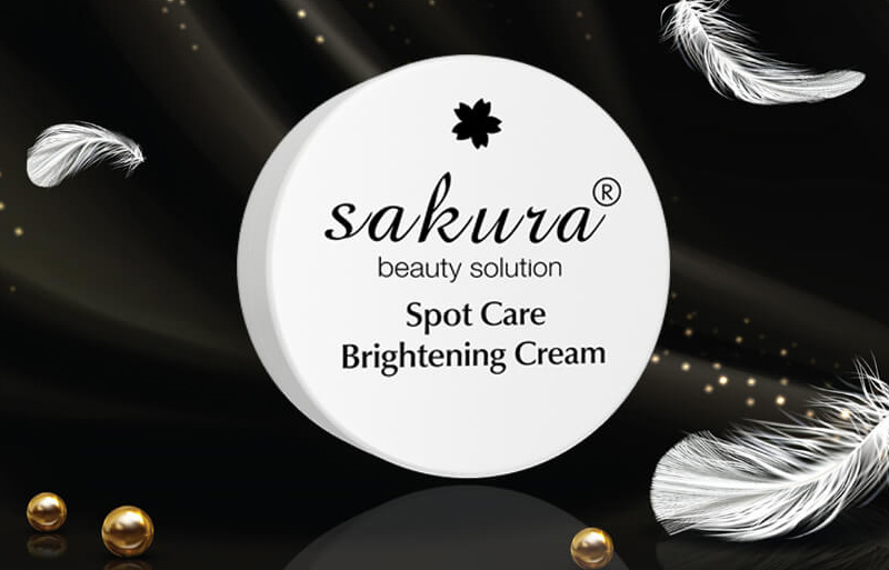 Kem dưỡng trắng da Sakura Spots Care Brightening Cream 10g