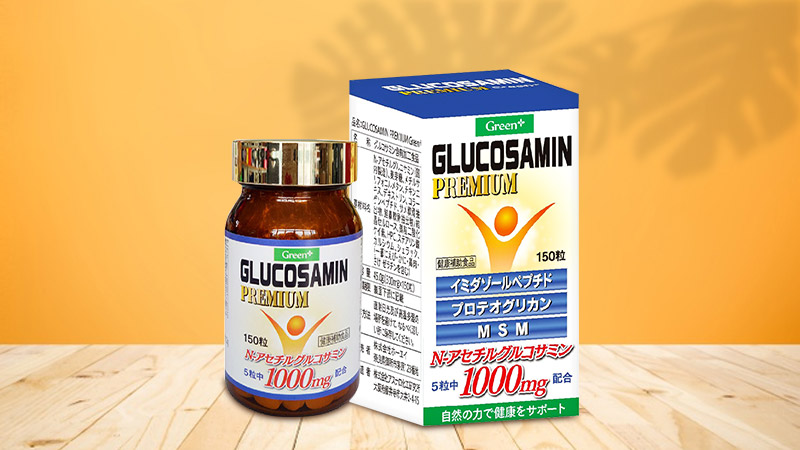 Viên uống hỗ trợ xương khớp Sato Glucosamin Premium Green+ 150 viên