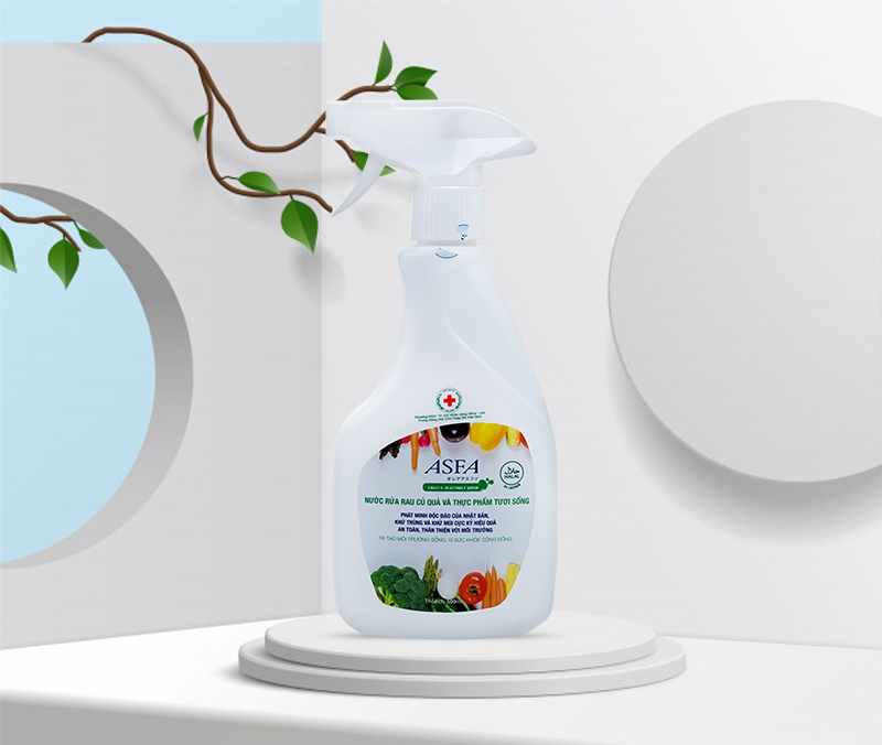 Chai xịt rửa rau củ ASFA Fruit & Vegetable Wash 500ml